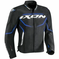IXON SPRINTER MS BLK/BLU - Motorcycle Jacket - Ixon
