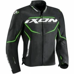 IXON SPRINTER MS BLK/GN - Motorcycle Jacket - Ixon