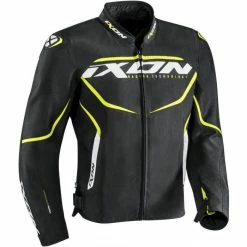 IXON SPRINTER MS BLK/BRIGHT YL - Motorcycle Jacket - Ixon
