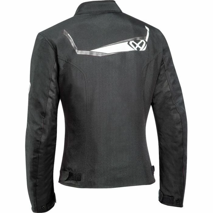 IXON Motorcycle CHALLENGE LADY Jacket BLK/ WHT - Ixon 2 IXON Motorcycle CHALLENGE LADY Jacket BLK/ WHT - Ixon - Image 2
