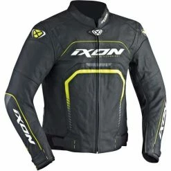 IXON FIGHTER AIR JACKET BLACK/YELLOW - Ixon -Jackets-vests Sales 1002010311080 13