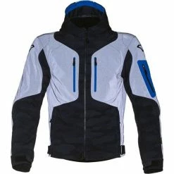 Macna Aytee NightEye Textile Jacket - Camo/Blue -Jackets-vests Sales 64101906 11 14