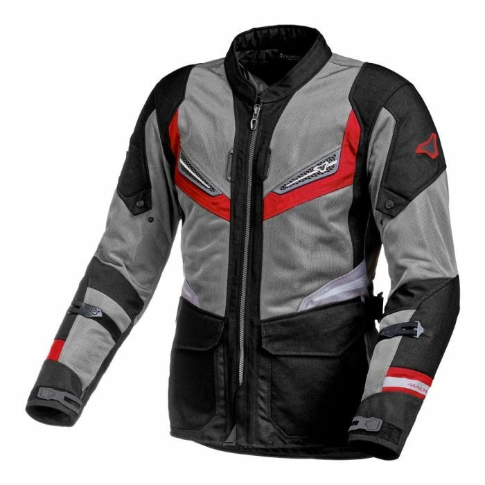 Macna Jacket Aerocon Black/Grey/Red 1 Macna Jacket Aerocon Black/Grey/Red