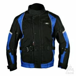 KG CAYENNE TEXTILE JACKET BLACK/BLUE