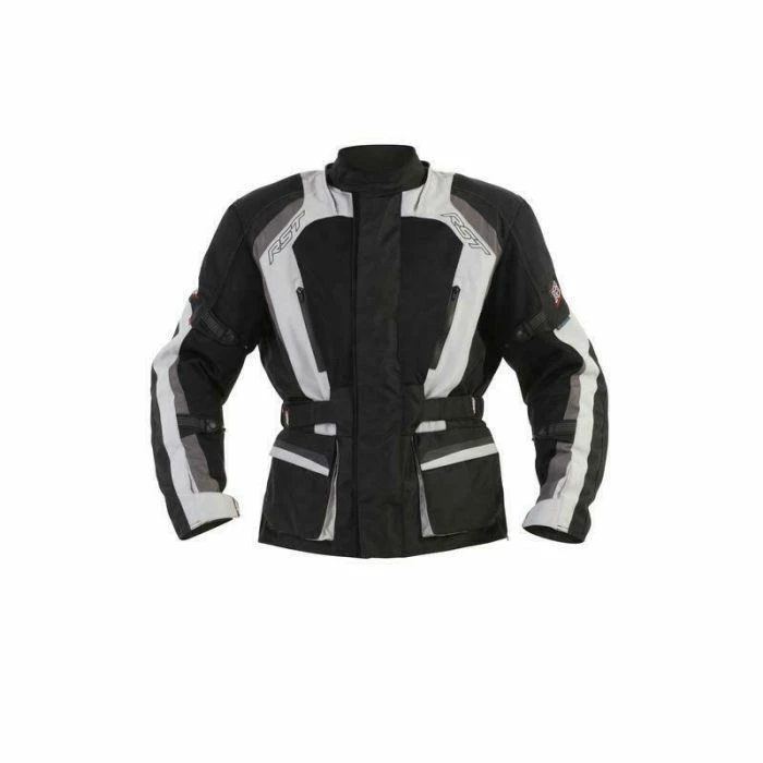 RST Mens Tundra Vented Textile Jacket - Black/Silver 4 RST Mens Tundra Vented Textile Jacket - Black/Silver - Image 4