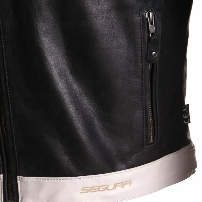 SEGURA LOOPING BK/WH - Motorcycle Jacket - Segura 3 SEGURA LOOPING BK/WH - Motorcycle Jacket - Segura - Image 3