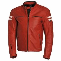 SEGURA RETRO RED/WHT - Motorcycle Jacket - Segura