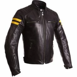 SEGURA RETRO BLK/YEL - Motorcycle Jacket - Segura