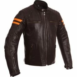 SEGURA RETRO BRN/ORG - Motorcycle Jacket - Segura